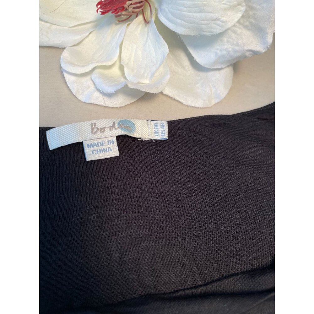 Boden Midi Dress With 3/4 Sleeves & Side Zip Closure Y2K Size 4R - Picture 8 of 11